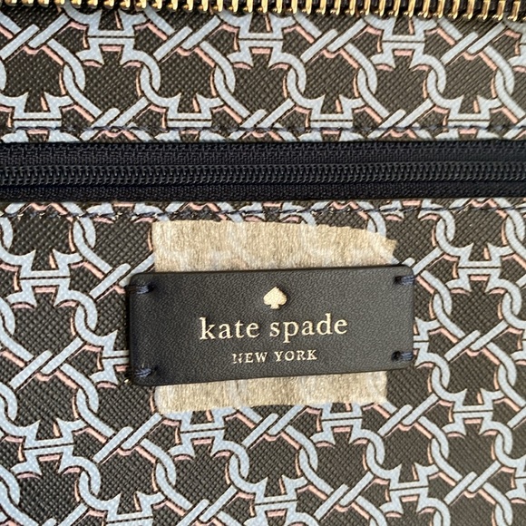 KATE SPADE ♠️ New York 💙BLUE MULTI💙 SPADE LINK  TOTE BAG 🌟LIKE NEW🌟 - Picture 15 of 17